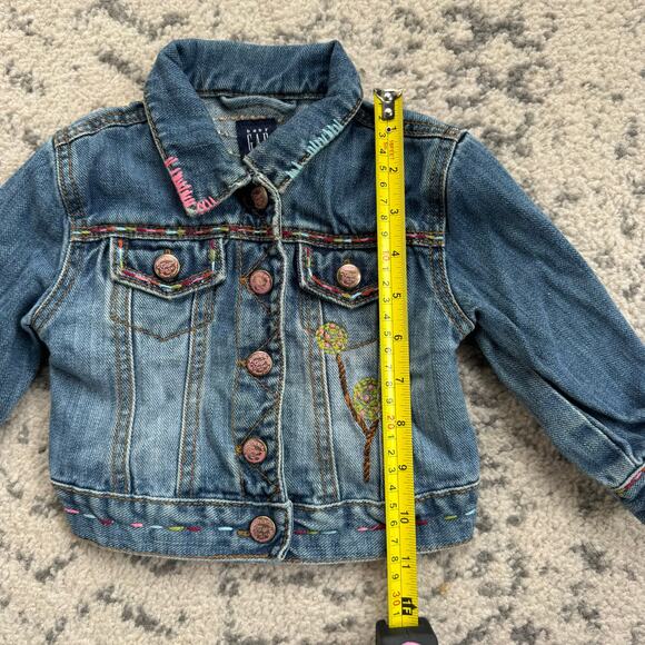 Gap Infant Girl Tree House Denim Jacket 12-18M - Picture 11 of 12